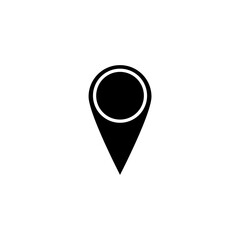 Map pin location icon logo design. Modern map markers