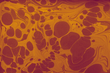 Abstract creative marble pattern texture. Traditional art of Ebru marbling