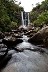 Aiuruoca, Minas Gerais, Brasil: Cachoeira dos Garcias no Parque Estadual da Serra do Papagaio na Montanha da Mantiqueira