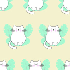 Abstract background in light pastel colors, seamless pattern for packaging design, stores, background for website banners. Vector color illustration.