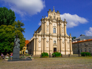 Obraz premium Visitationist Church, Warsaw