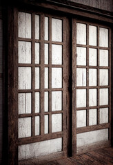 Horizontal shot of a luxury windows 3d illustrated