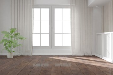 Fototapeta premium Modern interior design. 3D illustration
