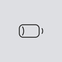 Battery vector icon sign symbol