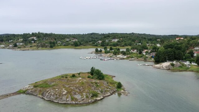 Pont de Tj&ouml;rn sur la c&ocirc;te baltique de la Su&egrave;de