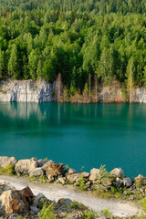 lake in the mountains