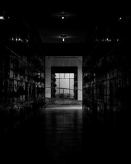 creepy dark cemetery in Buenos Aires