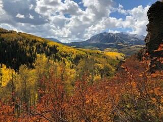 fall in the mountains