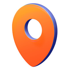 Map pin icon. location pin place marker. Location icon. Map marker pointer icon. GPS location symbol collection. Modern 3D render map marker