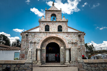 Church of Balbanera, the first church built in Ecuador (1534). Virgen María Natividad de La...