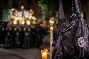 PROCESION DE SEMANA SANTA SALAMANCA 2022 SABADO SANTO HERMANDAD DE NUESTRA SEÑORA DE LA SOLEDAD 
