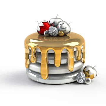 Pancake with Gold Syrup