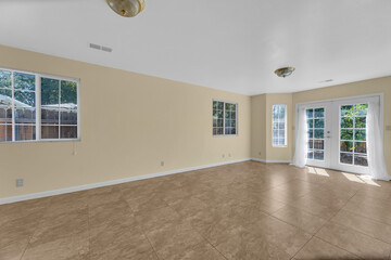 Master bedroom with doors