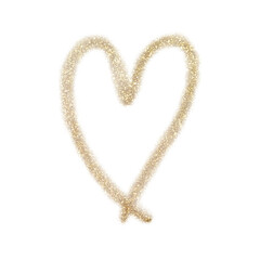 glitter background frame shape heart circle star christmas tree decoration outline stroke gold