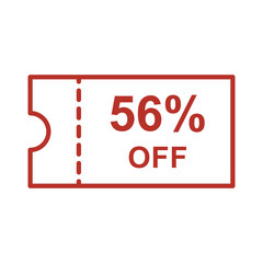 Discount offer icon vector design templates