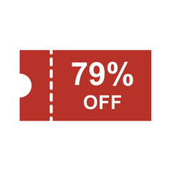 Discount offer icon vector design templates