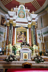 nside the sanctuary of the Madonna della neve in the village of zungri Vibo Valentia Italy