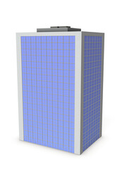 カーテンウォールの高層ビルの建築模型