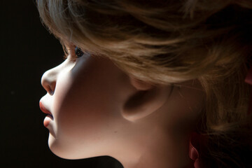 Porcelain Doll face portrait