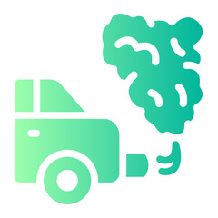pollution gradient icon