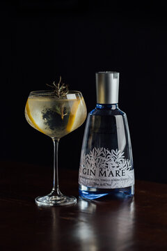 bottle of gin