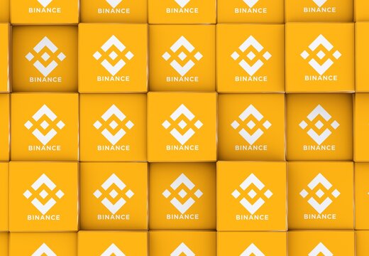 binance, social media background