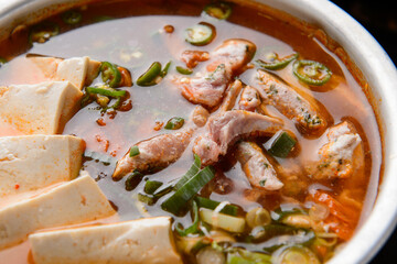 Kimchi stew with pork
