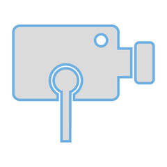 Cam, security, wall icon