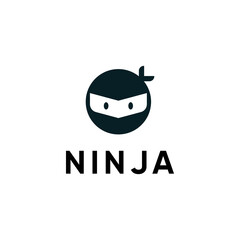 Flat design ninja logo inspiration © TMTS