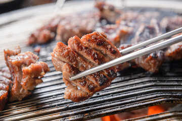 Marinated pork ribs