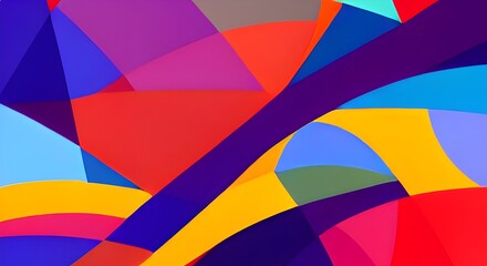 Obraz premium abstract banner design. Geometric tech background