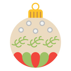 bauble flat icon