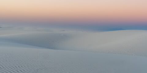 White Sands National Park at Sunset in New Mexico