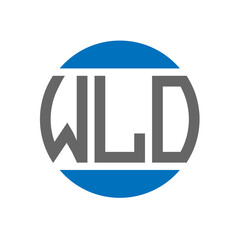 WLO letter logo design on white background. WLO creative initials circle logo concept. WLO letter design. - obrazy, fototapety, plakaty