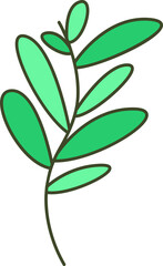 decorative leaves illustration