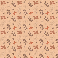 Seamless pattern with flowers