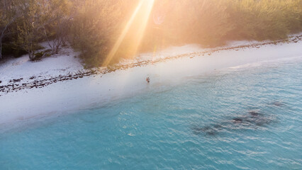 Jolly Hall Beach, the Exuma island in the Bahamas