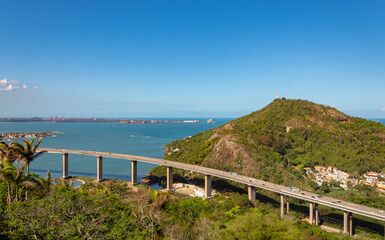 Obraz premium terceira ponte morro do moreno Itaparica, Vila Velha, Vitória, Espirito Santo, Brasil