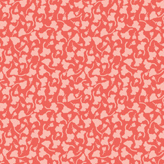 stylized hand draw retro floral vector seamless pattern 