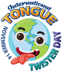 International Tongue Twister Day Banner Design