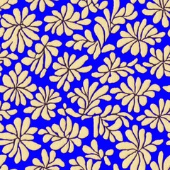 Beautiful Vintage Art Nouveau Seamless Textile Pattern