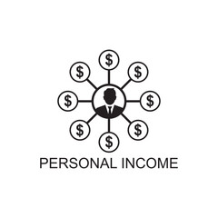 personal income icon , financial icon
