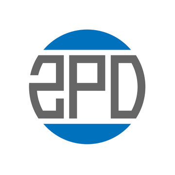 ZPO letter logo design on white background. ZPO creative initials circle logo concept. ZPO letter design.