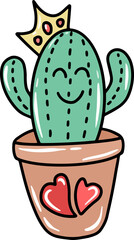 Cactus Clip Art Illustration