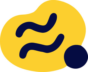 hand draw shape abstract element