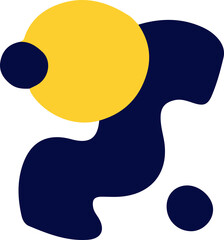 hand draw shape abstract element