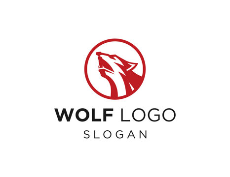 Logo design about Wolf on a white background. made using the CorelDraw application.