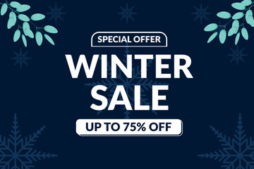 Winter Sale Special Offer promotion banner