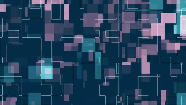 gradation mosaic abstract design background loopD blue_