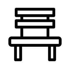 Bench Furniture Interior Object Icon